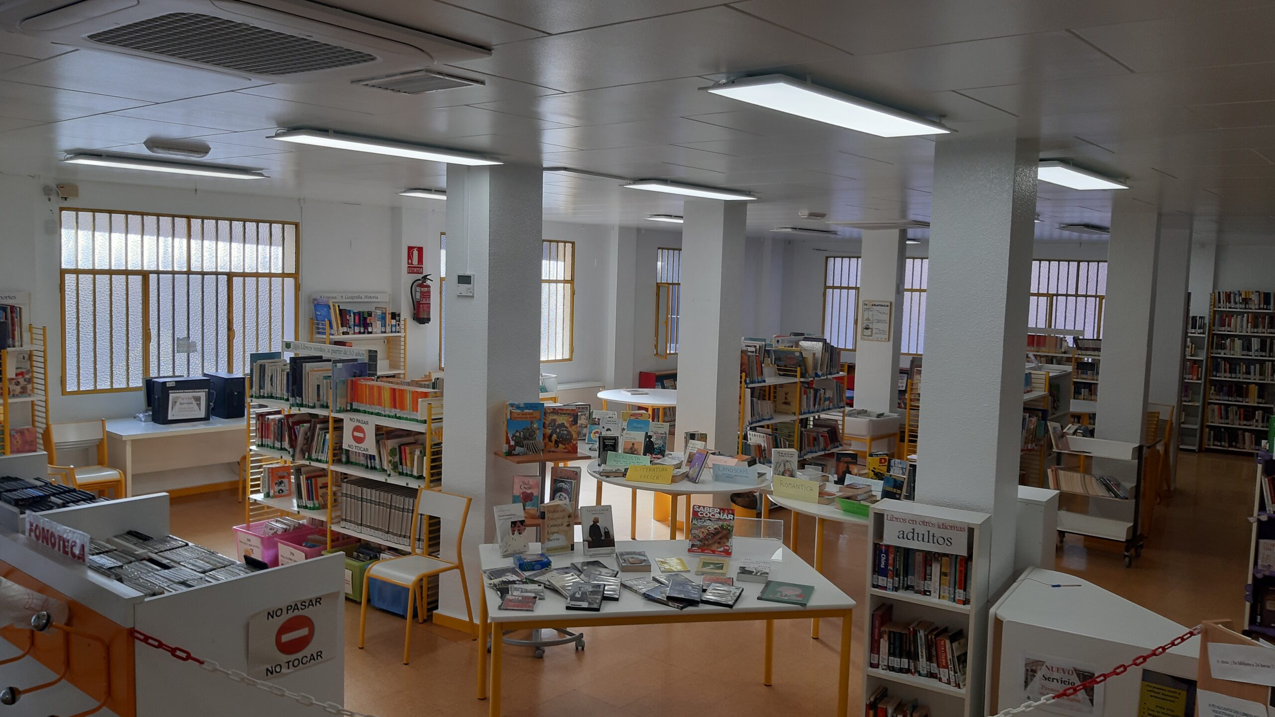 La Biblioteca La Paz renueva su climatización