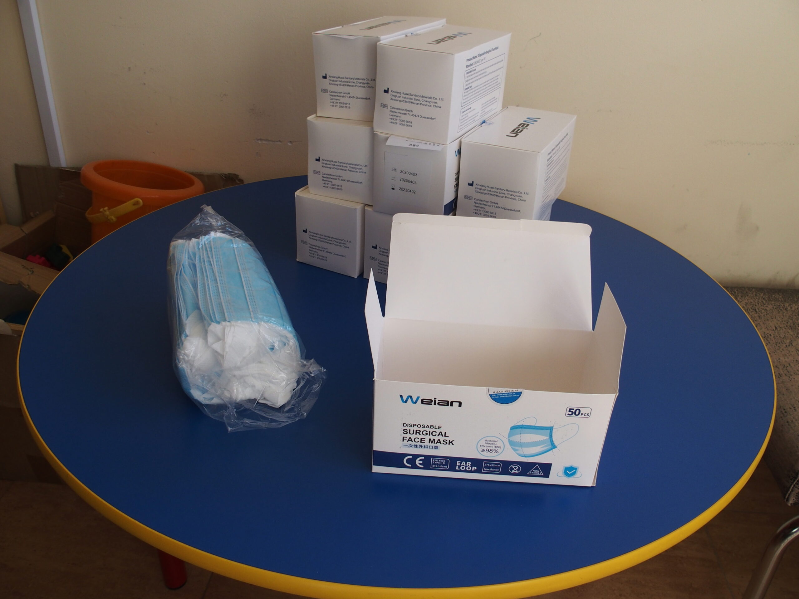 Educación reparte 8.000 mascarillas higiénicas en los centros educativos de Villena