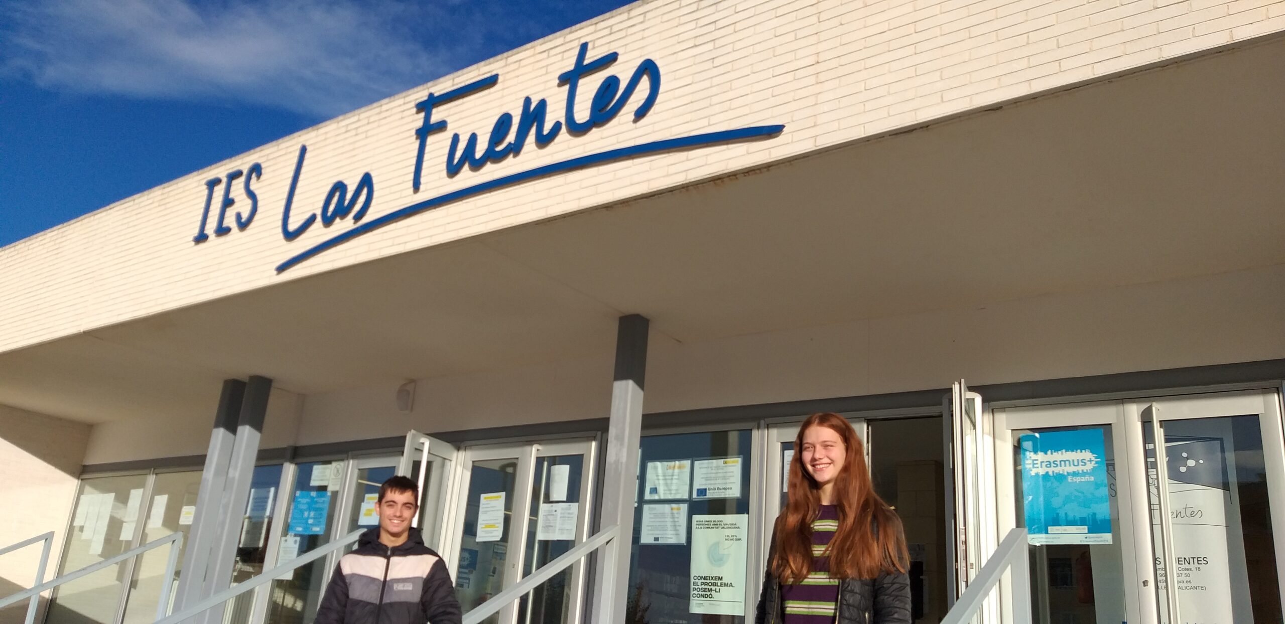 Marta Domene  y  Alejandro Martínez del IES Las Fuentes consiguen el Premio al Rendimiento Académico