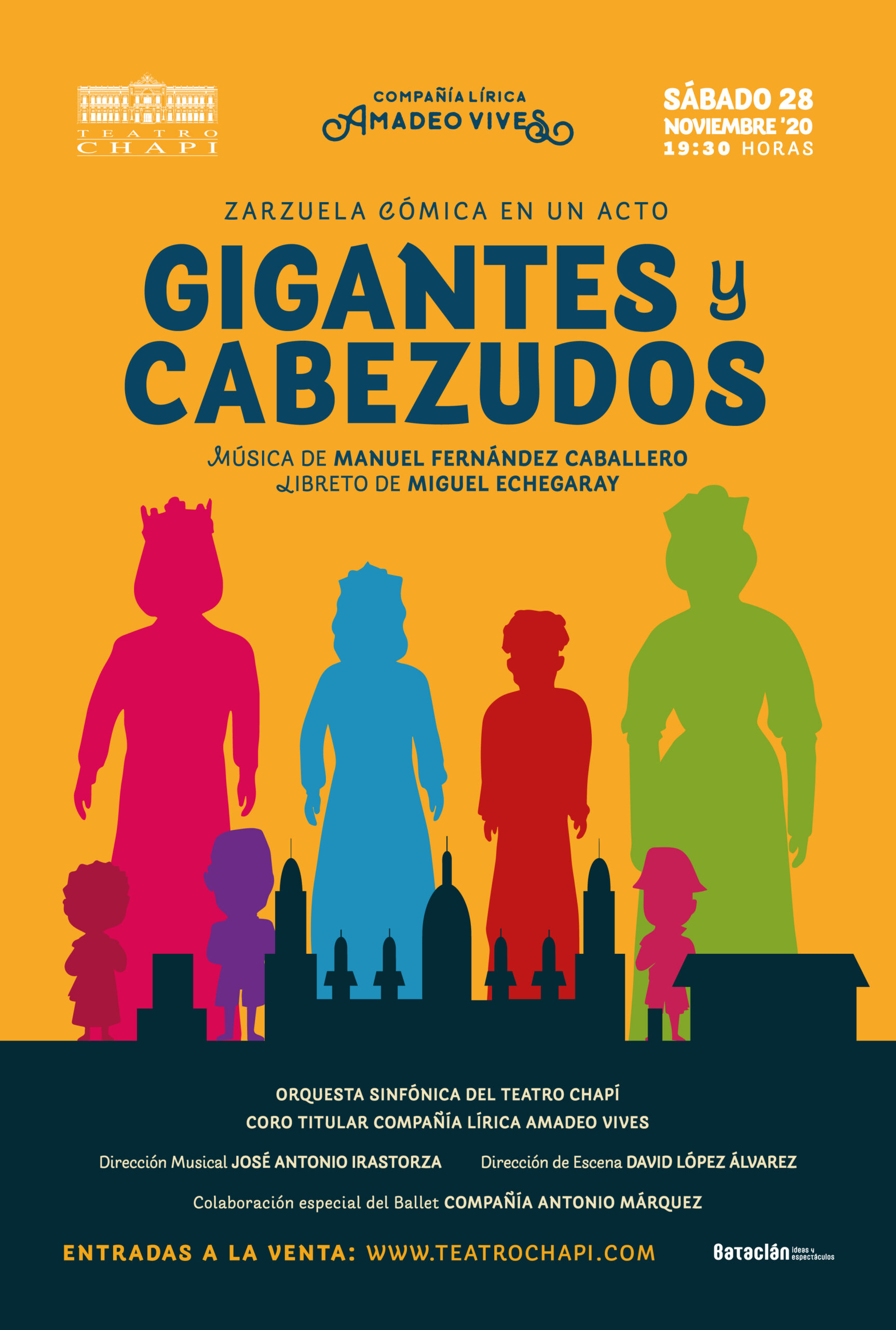 La zarzuela “Gigantes y Cabezudos” en el Teatro Chapí de Villena