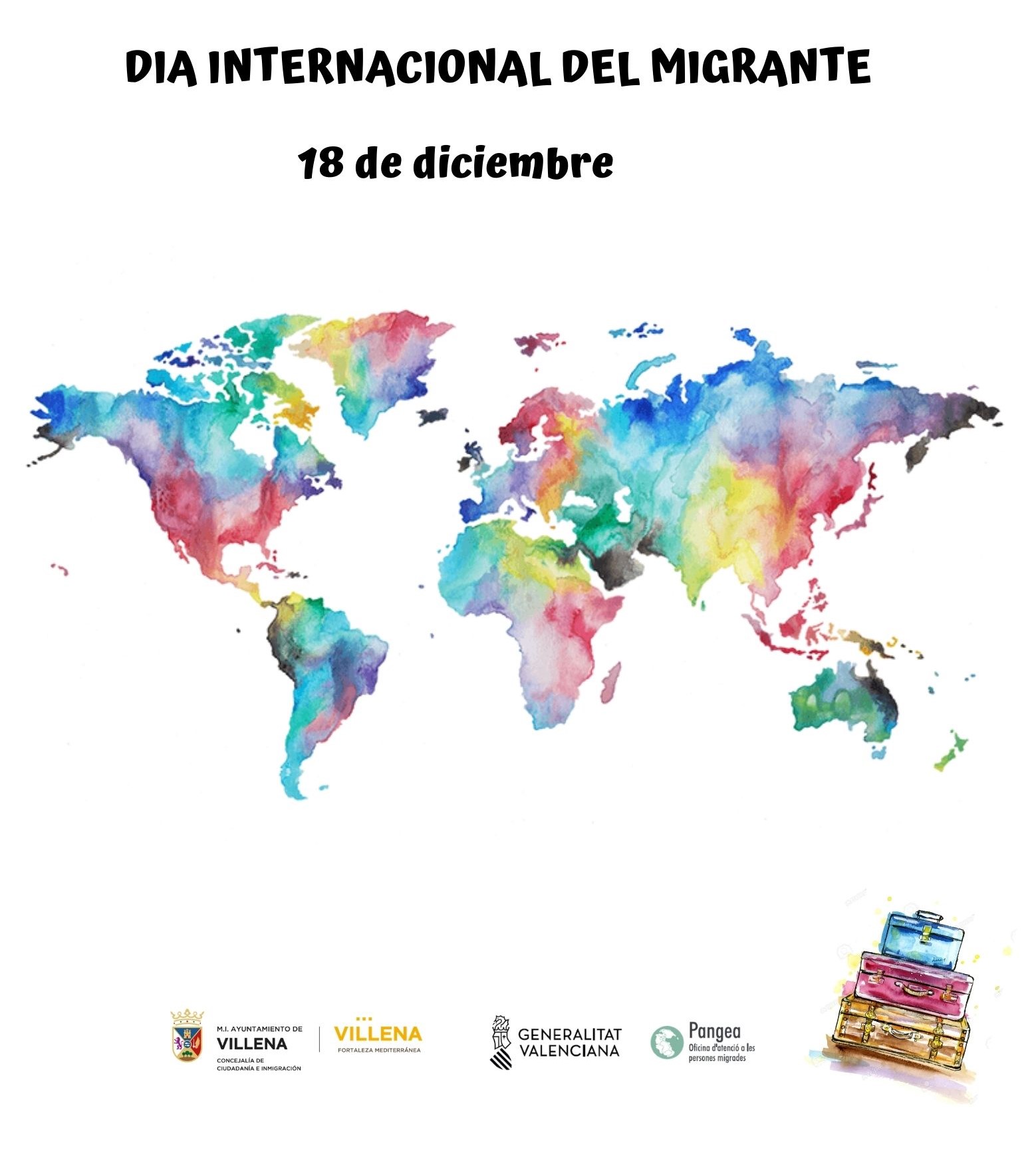 Villena alza la voz para conmemorar el Día Internacional del Migrante