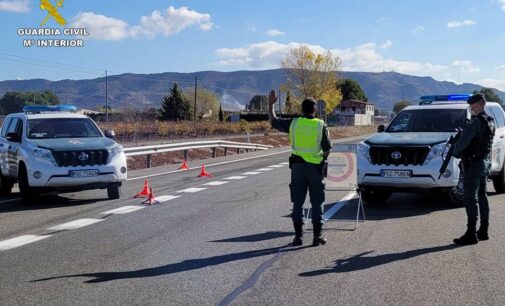 185 conductores pasan a disposición judicial en la Comunidad Valenciana por delitos contra la seguridad vial