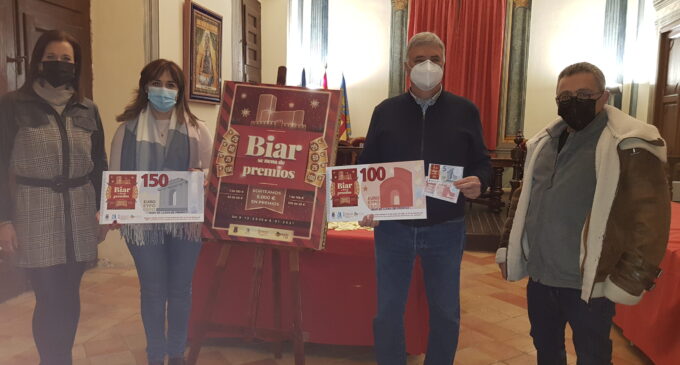 El Ayuntamiento entrega 5.000 euros en el sorteo de la campaña “Biar se llena de premios”