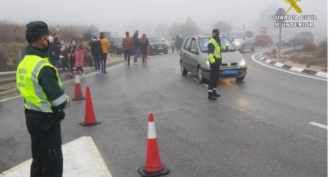 Guardia Civil apela a la responsabilidad ciudadana para evitar aglomeraciones y cortes en las carreteras