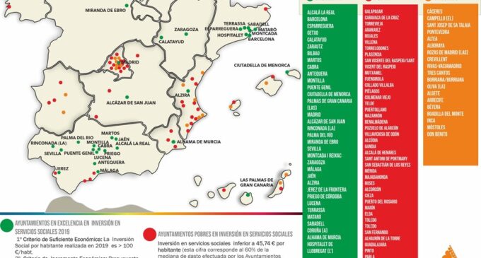 Villena, entre los municipios de la Comunidad Valenciana que menos invierte en atención social