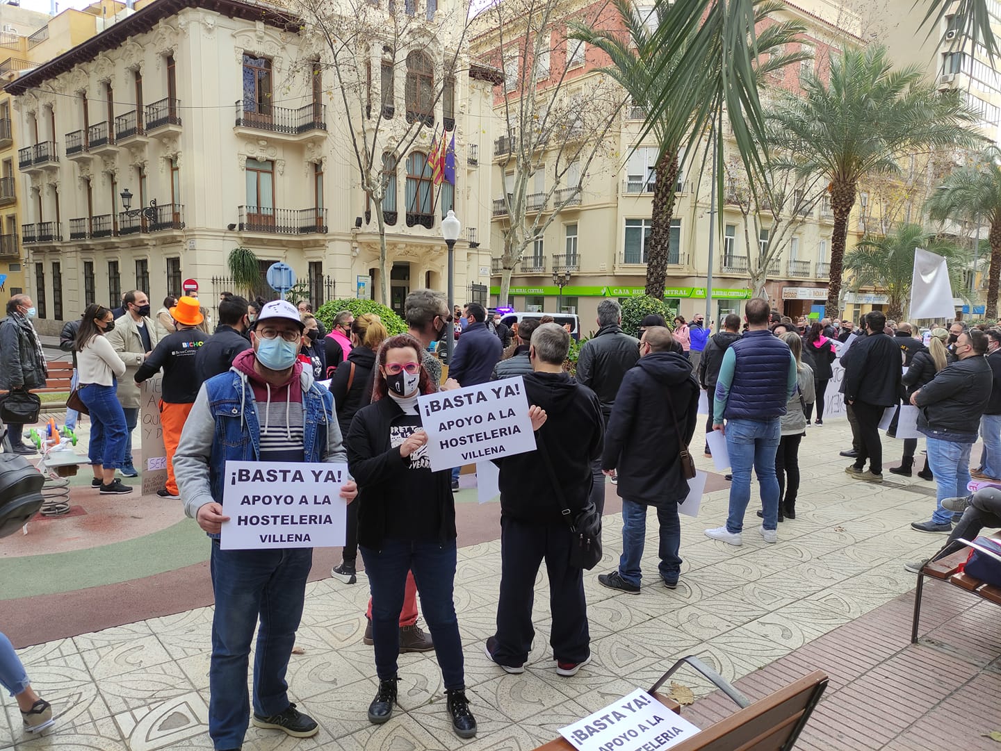 Hosteleros de Villena se manifestarán por la extrema gravedad económica del sector