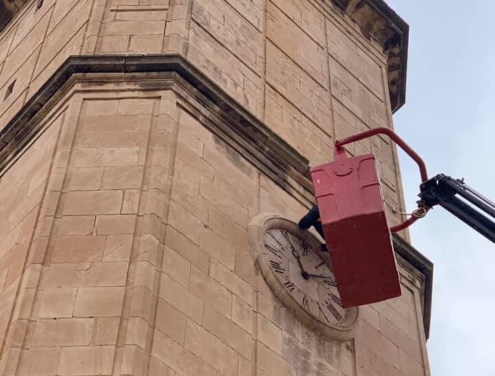 Biar digitalizará el reloj de la torre del campanario de la iglesia de la Asunción