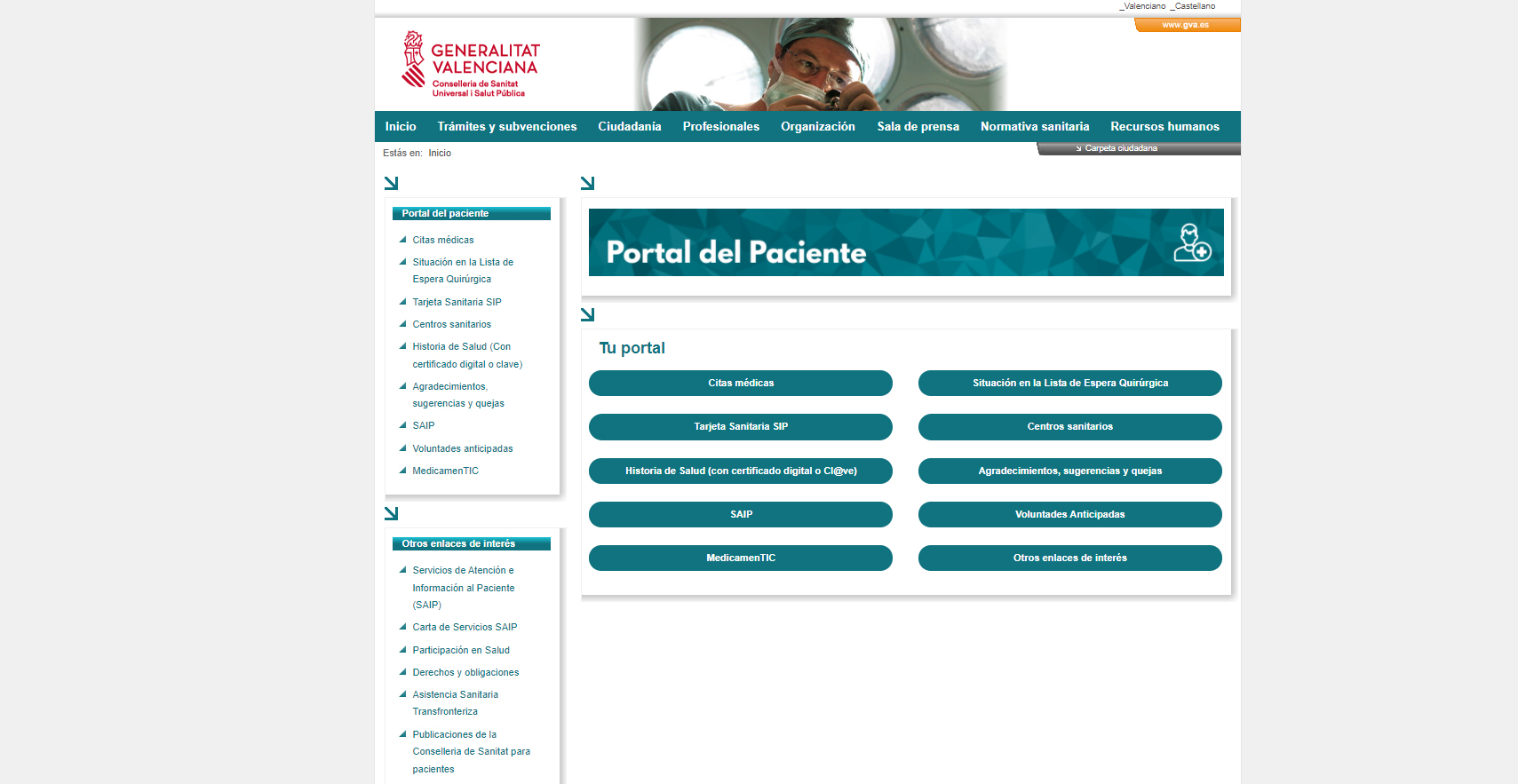 Sanidad pone a disposición de la ciudadanía el ‘Portal del Paciente’ en su página web