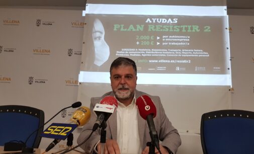 Villena pone en marcha el Plan Resistir 2 dotado con 400.000 € en ayudas