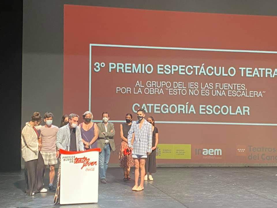 El IES Las Fuentes, terceros en los premios de teatro “Buero”