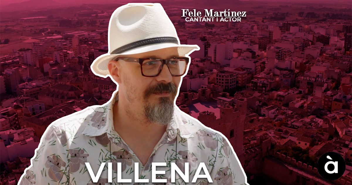 El actor Fele Martínez dará a conocer a Villena en el programa de À Punt “El meu lloc al món”