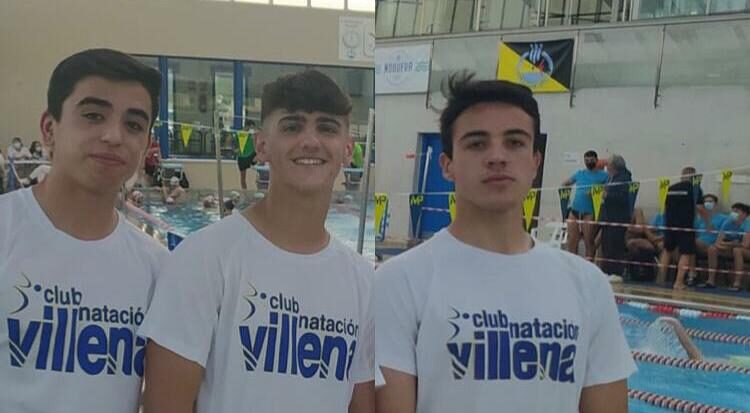 Tres nadadores del Club Natación Villena participarán en el Autonómico Infantil