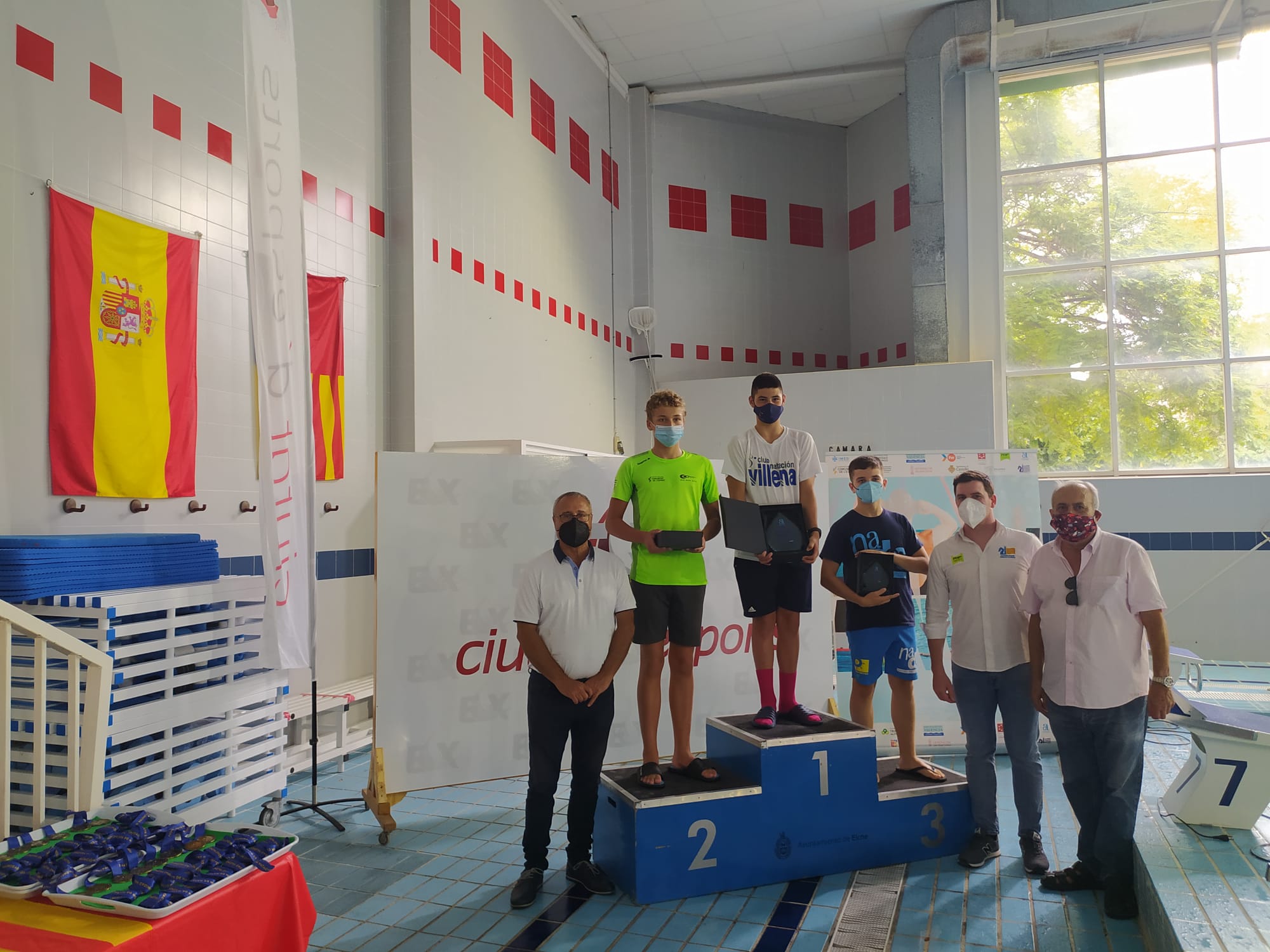 Javier Marí y Sergio Martínez, ganadores del Trofeo Diputación de Alicante de natación