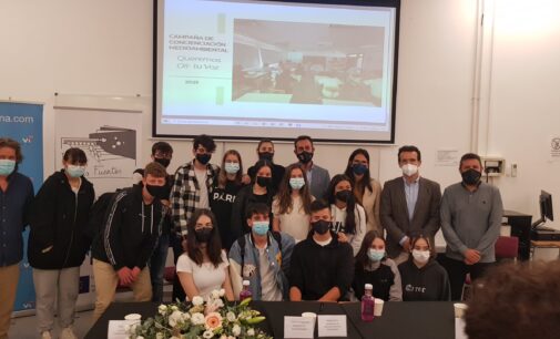 Alumnos de Las Fuentes preparan la campaña de sensibilización medioambiental de Comercios Vi