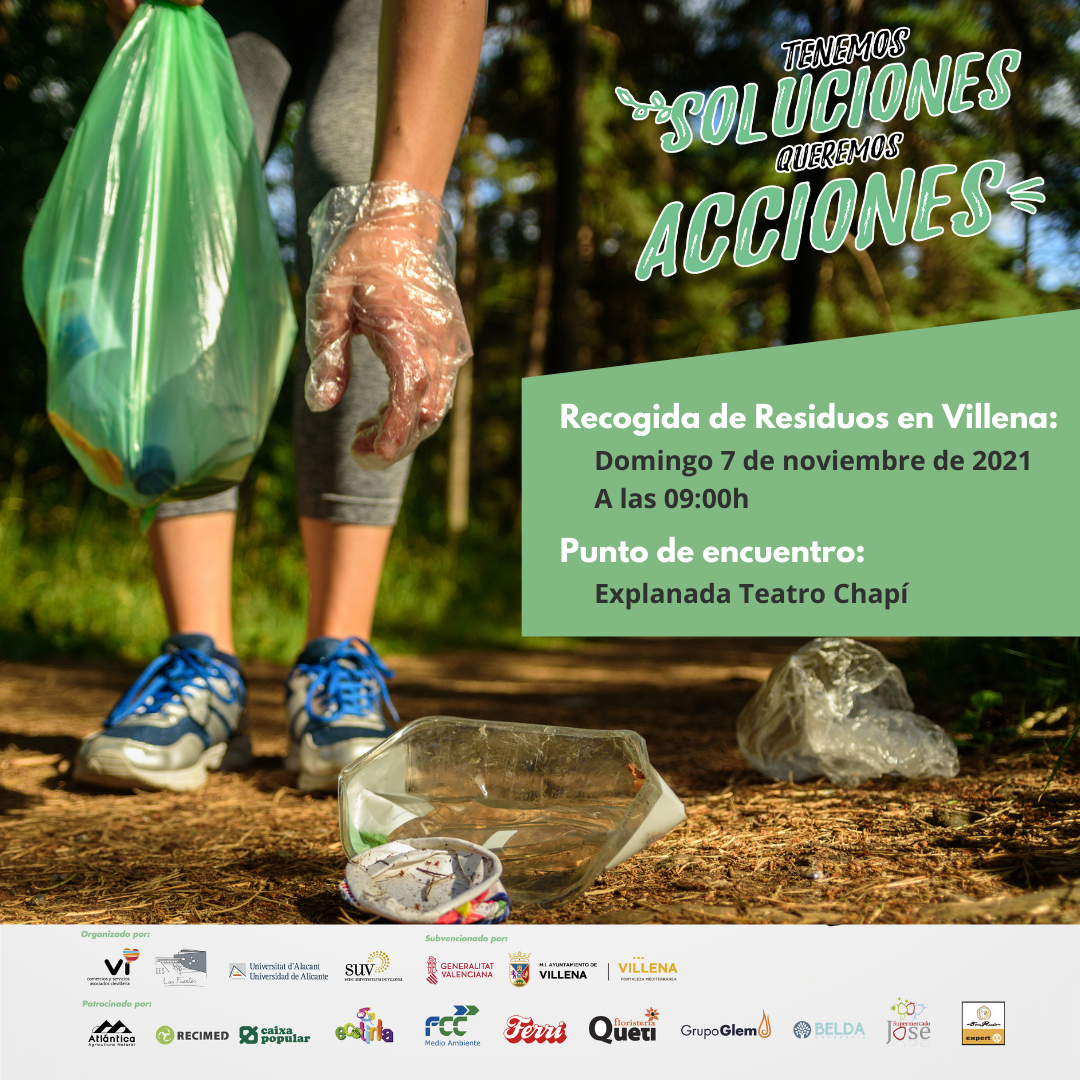 Más de 260 personas se apuntan a la recogida de residuos en los parajes naturales de Villena