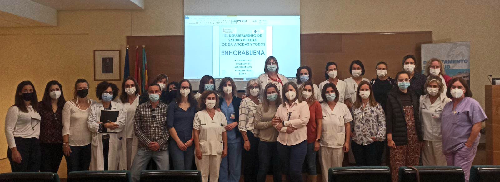 Acto de adjudicación de las plazas nuevas de enfermería en el Hospital de Elda