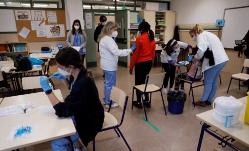 Sanidad retoma mañana la vacunación en centros escolares de Villena