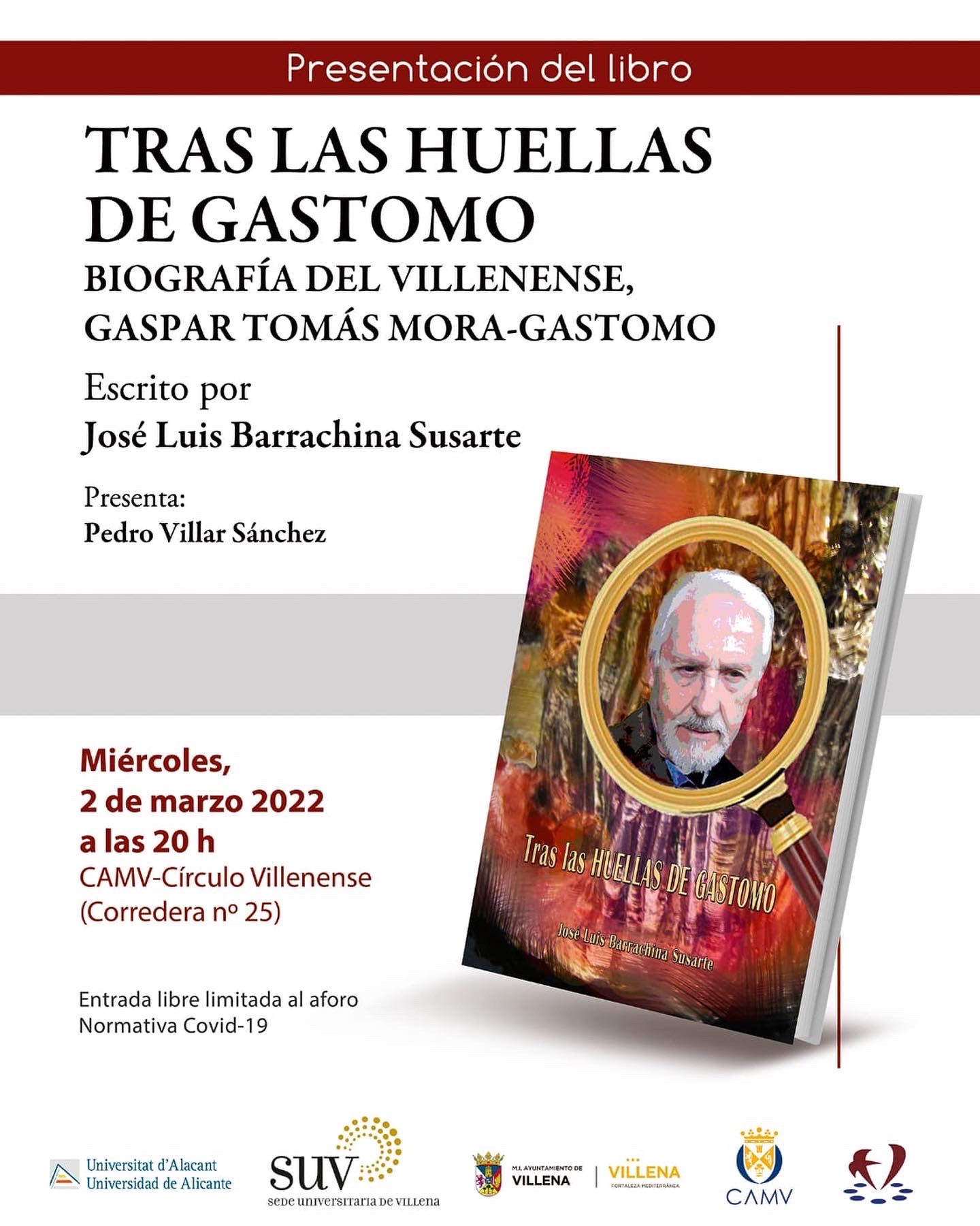 Presentación del libro de José Luis Barrachina “Tras las huellas de Gastomo”
