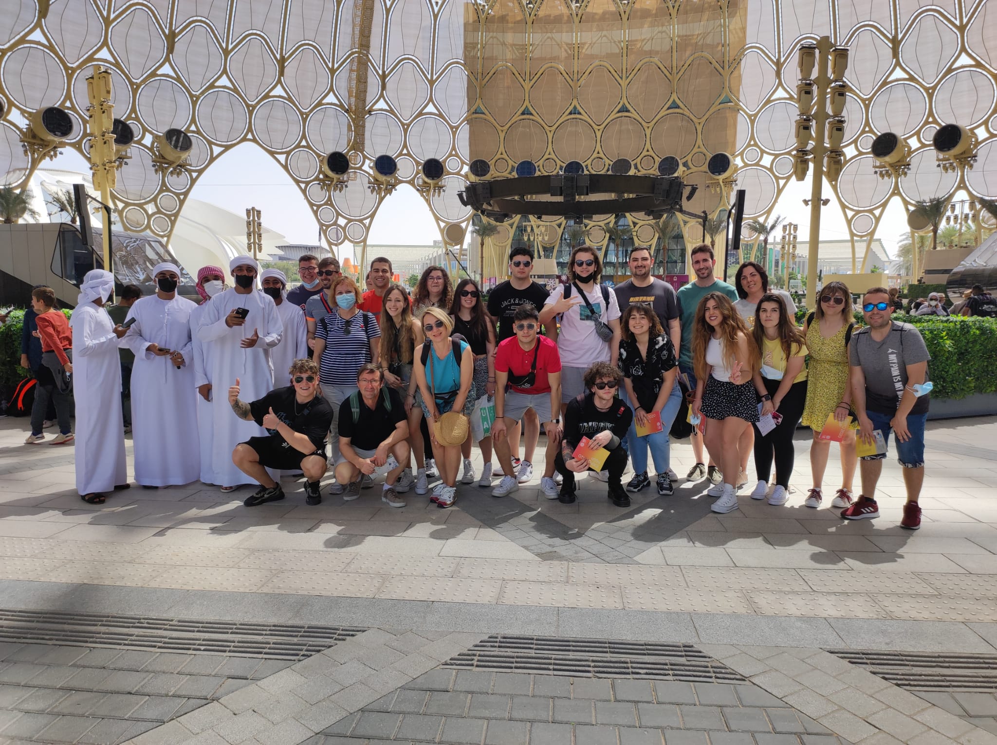 Alumnos del ciclo superior de Transporte y Logística del IES Las Fuentes en Dubai