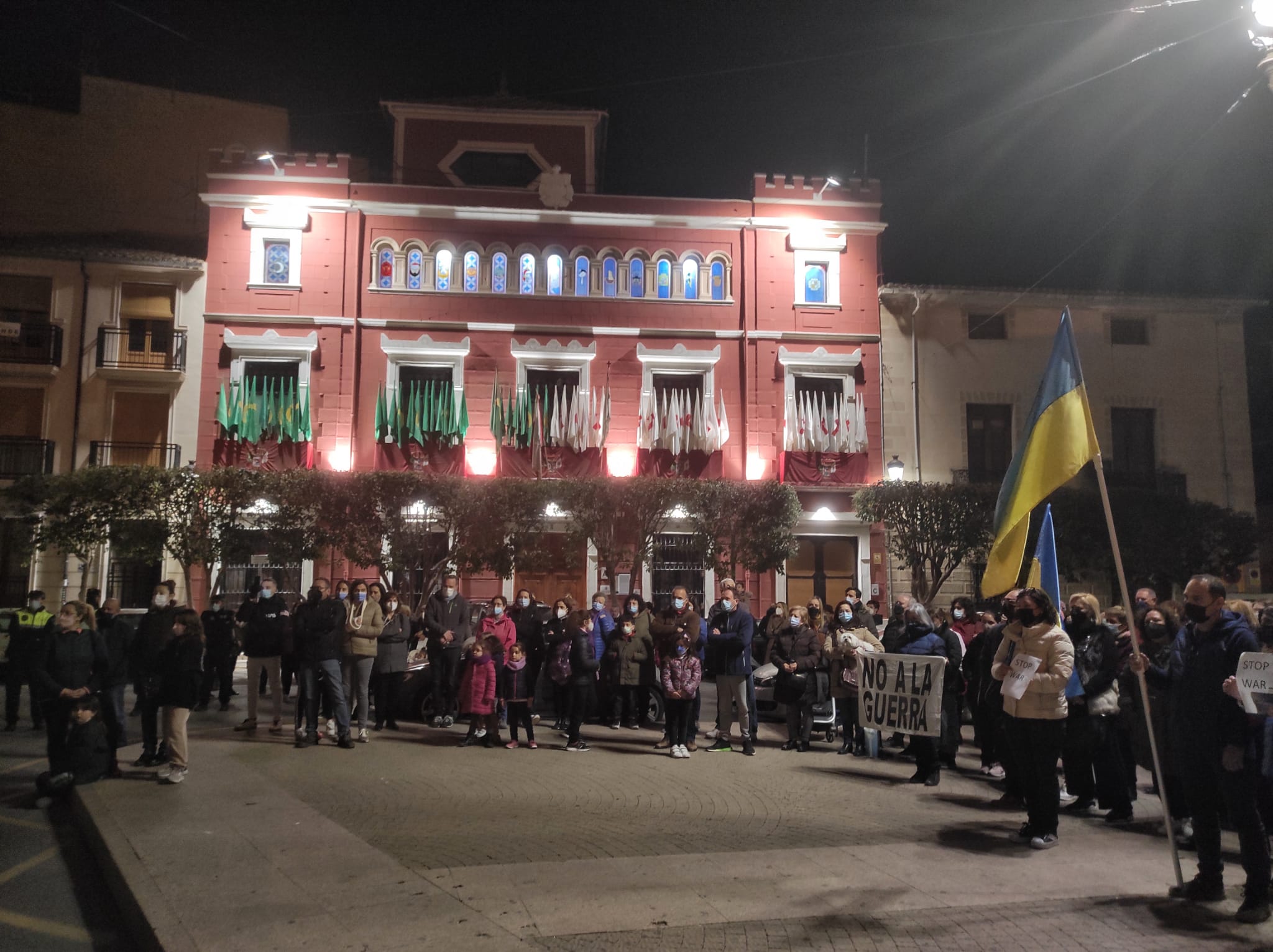 Rechazo ciudadano a la Guerra y apoyo absoluto de Villena al pueblo de Ucrania
