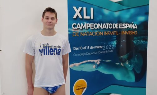 Javier Marí mejora su marca en el campeonato nacional de natación