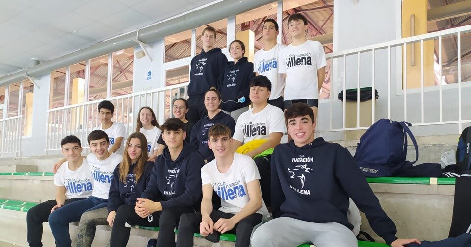 15 nadadores del club Natación Villena participan en la 5º prueba de la liga infantil junior absoluto