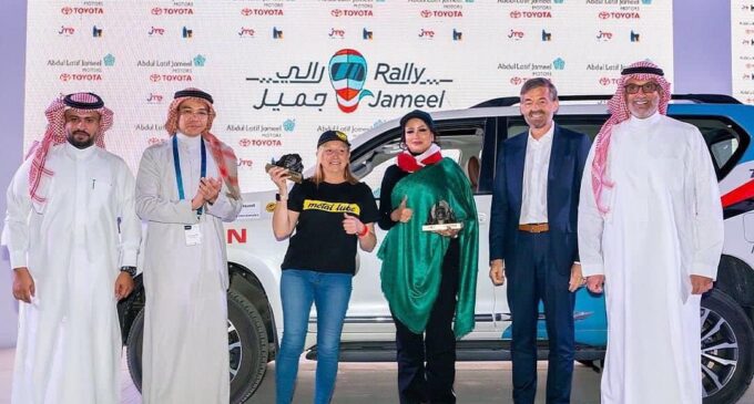 Pochola Hernández queda tercera en el Rally Jameel de Arabia Saudí