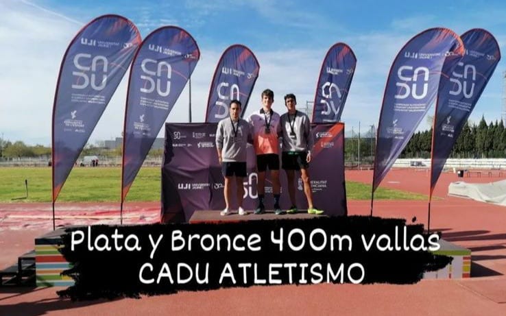 Pérez, González y Torró pisan podium en el CADU de atletismo