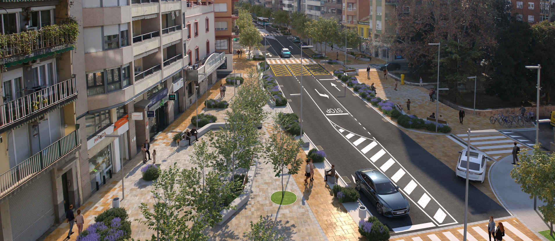 Villena eliminará el 20% de los aparcamientos de la avenida Constitución