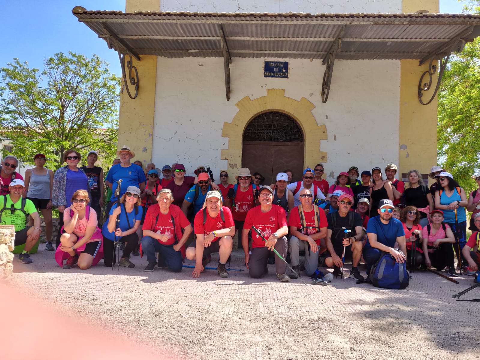 La Asociación de Amigos del Camino de Santiago de Villena participa en la tercera etapa del Sureste