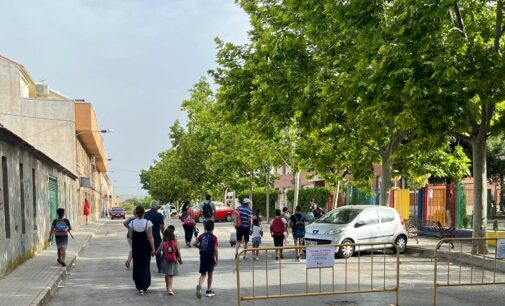 Balance positivo tras peatonalizar el acceso al colegio Joaquín María López
