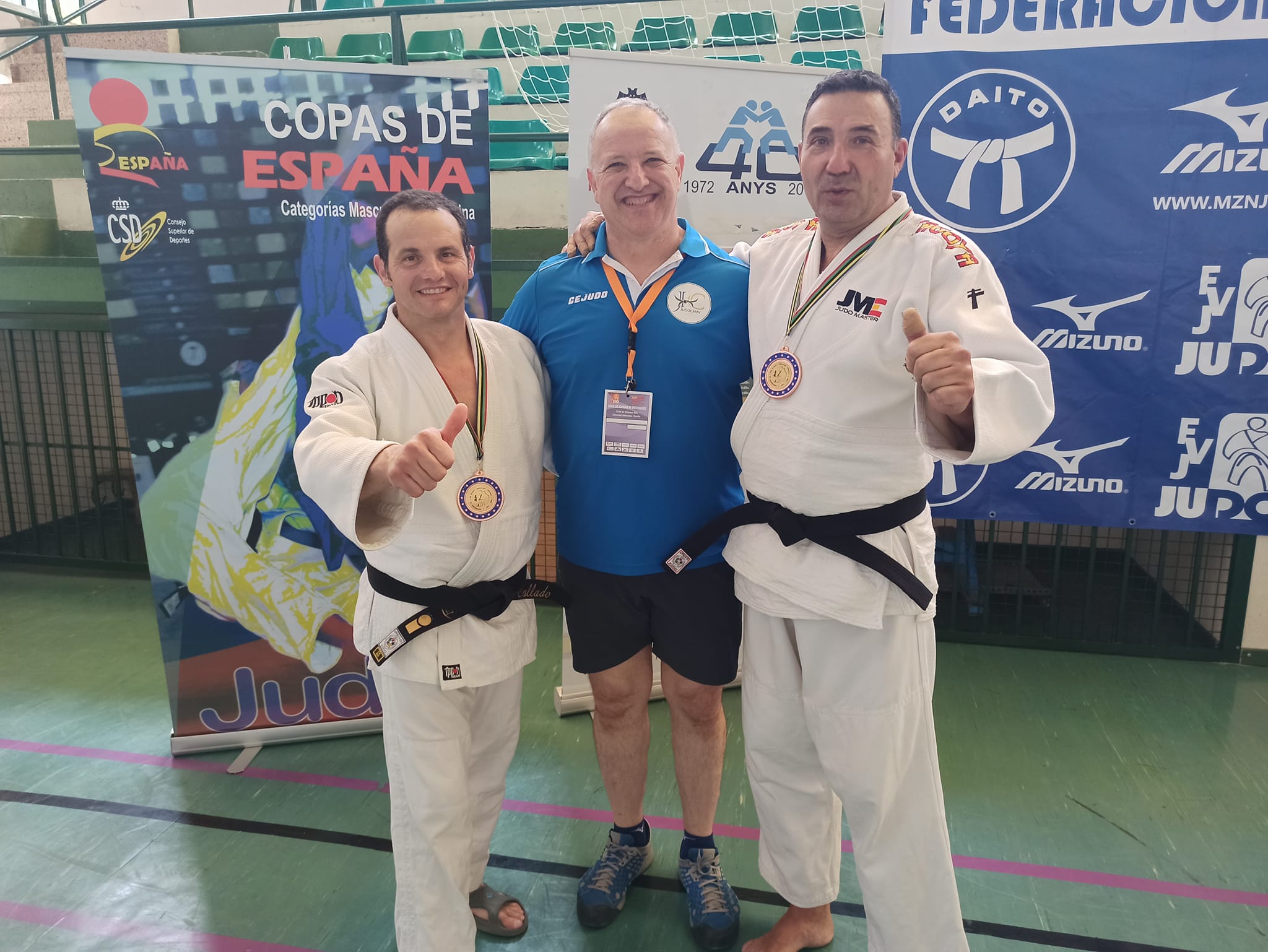Javier Muñoz y Antonio Collado, bronce en la Copa de España de Judo veteranos