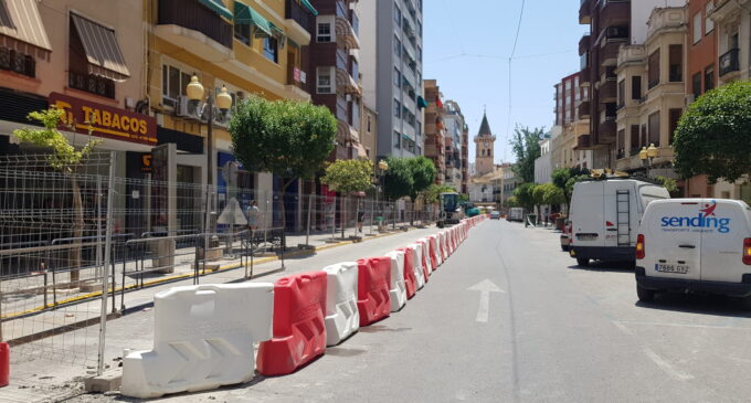 La Avenida Constitución tendrá un solo carril entre Puerta de Almansa y Salesianos durante las pruebas de la nueva conducción de agua
