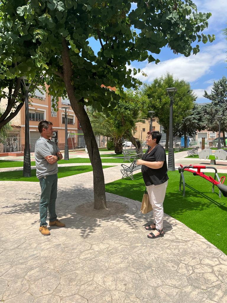 Finalizan las obras de la plaza Martínez Olivencia en Villena
