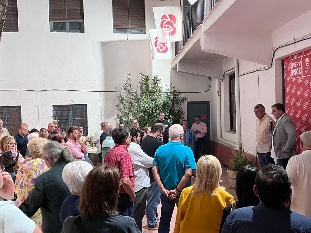 El PSOE arropa a Fulgencio Cerdán como candidato a la Alcaldía de Villena