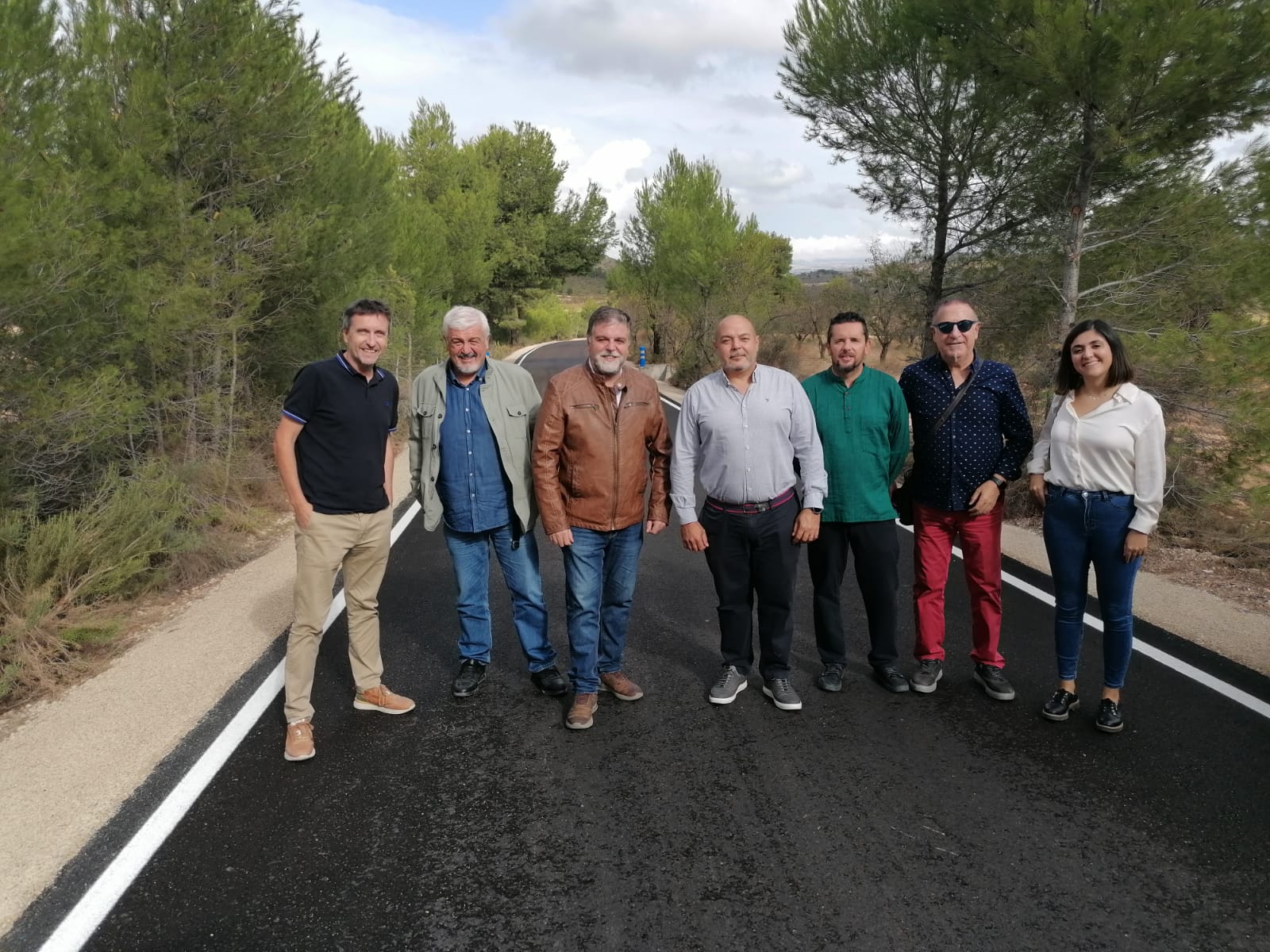 Finaliza la obra de mejora de la carretera Villena-Salinas con una inversión de 300.000 €