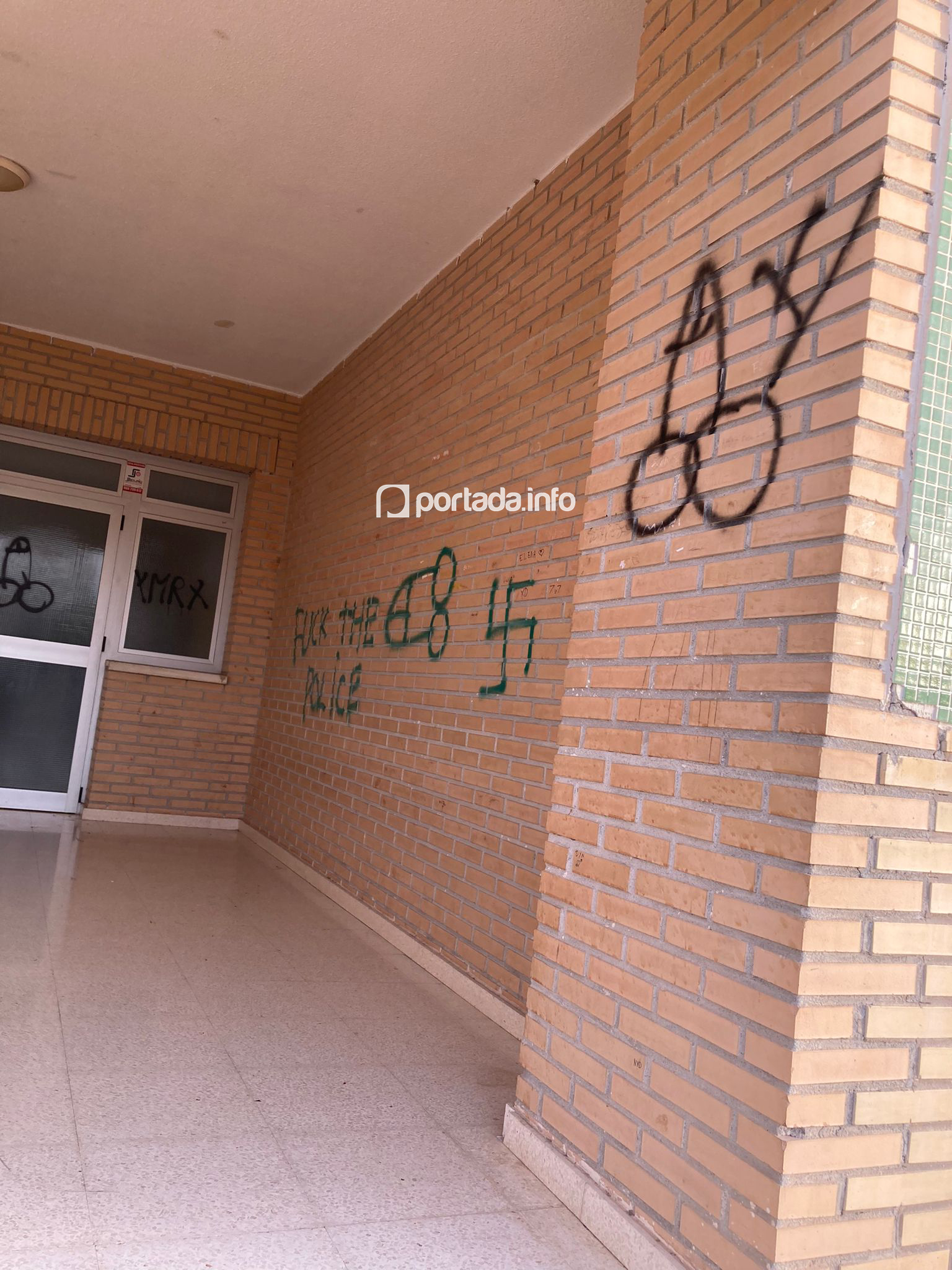 Nuevo acto vandálico en IES Navarro Santafé