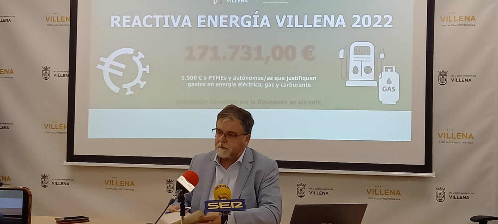 Villena distribuirá 171.000 € en ayudas a pymes y autónomos para gastos de energía y electricidad