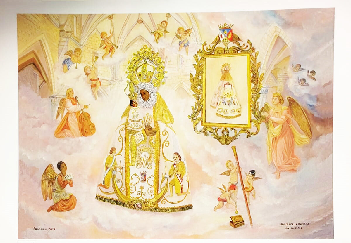 Sacan a la venta un calendario con un cuadro de Gastomo para sufragar la restauración de Santa María
