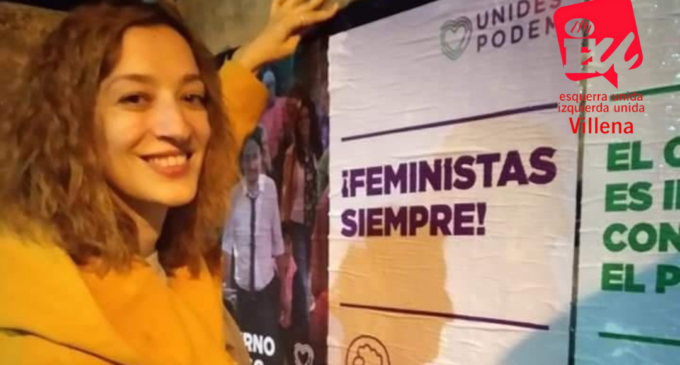 Ester Serra elegida como candidata de IU a la alcaldía de Villena