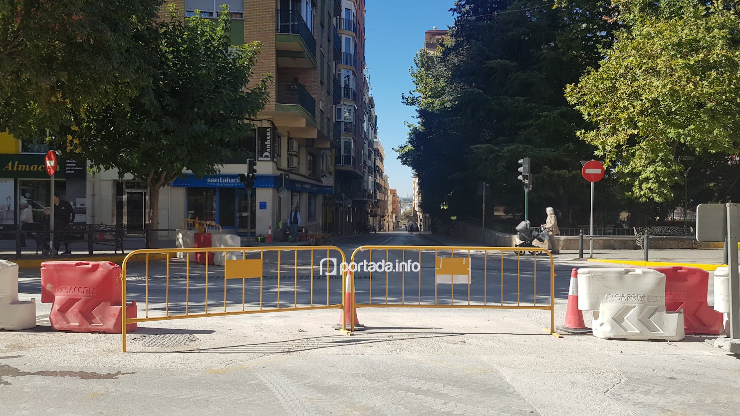 El lunes cortarán al tráfico un carril de la plaza María Auxiliadora intersección con Avenida Constitución