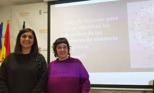 Villena presenta la Guía de Recursos para hacer efectivos los derechos de las víctimas de violencia de género