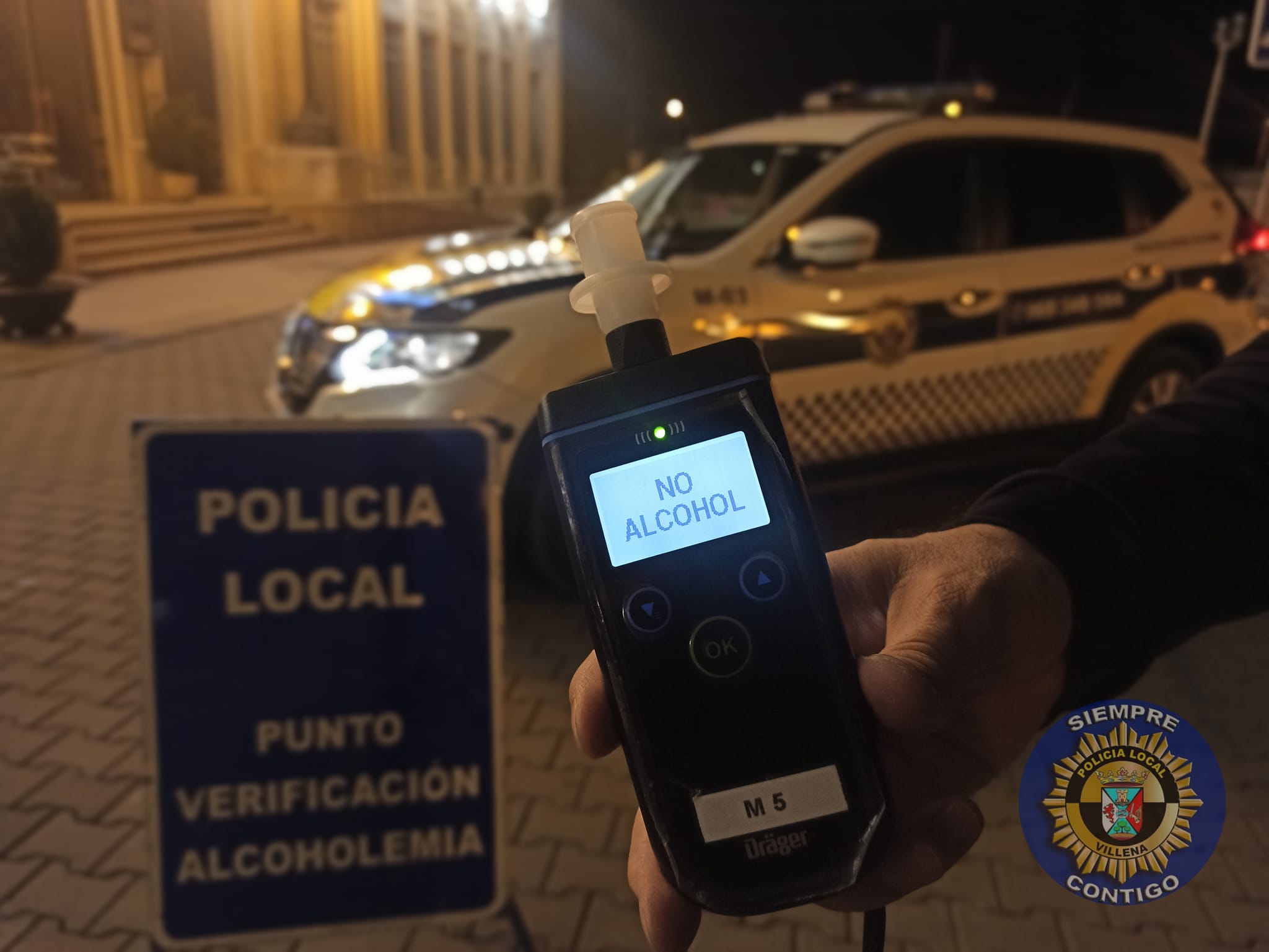 La Policía Local de Villena intensificará los controles de tráfico en Navidad