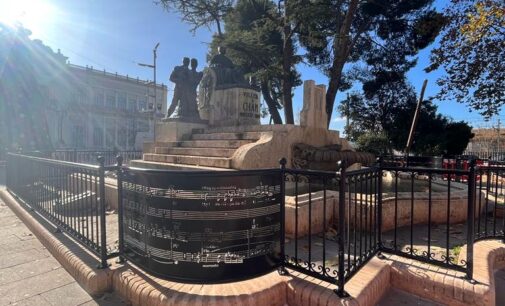 Villena vuelve a vallar el monumento a Ruperto Chapí