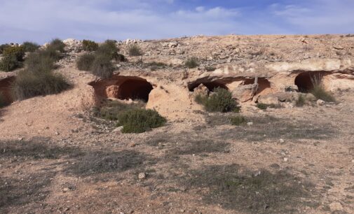 Visitan las cuevas champiñoneras de La Encina para  ver su conservación