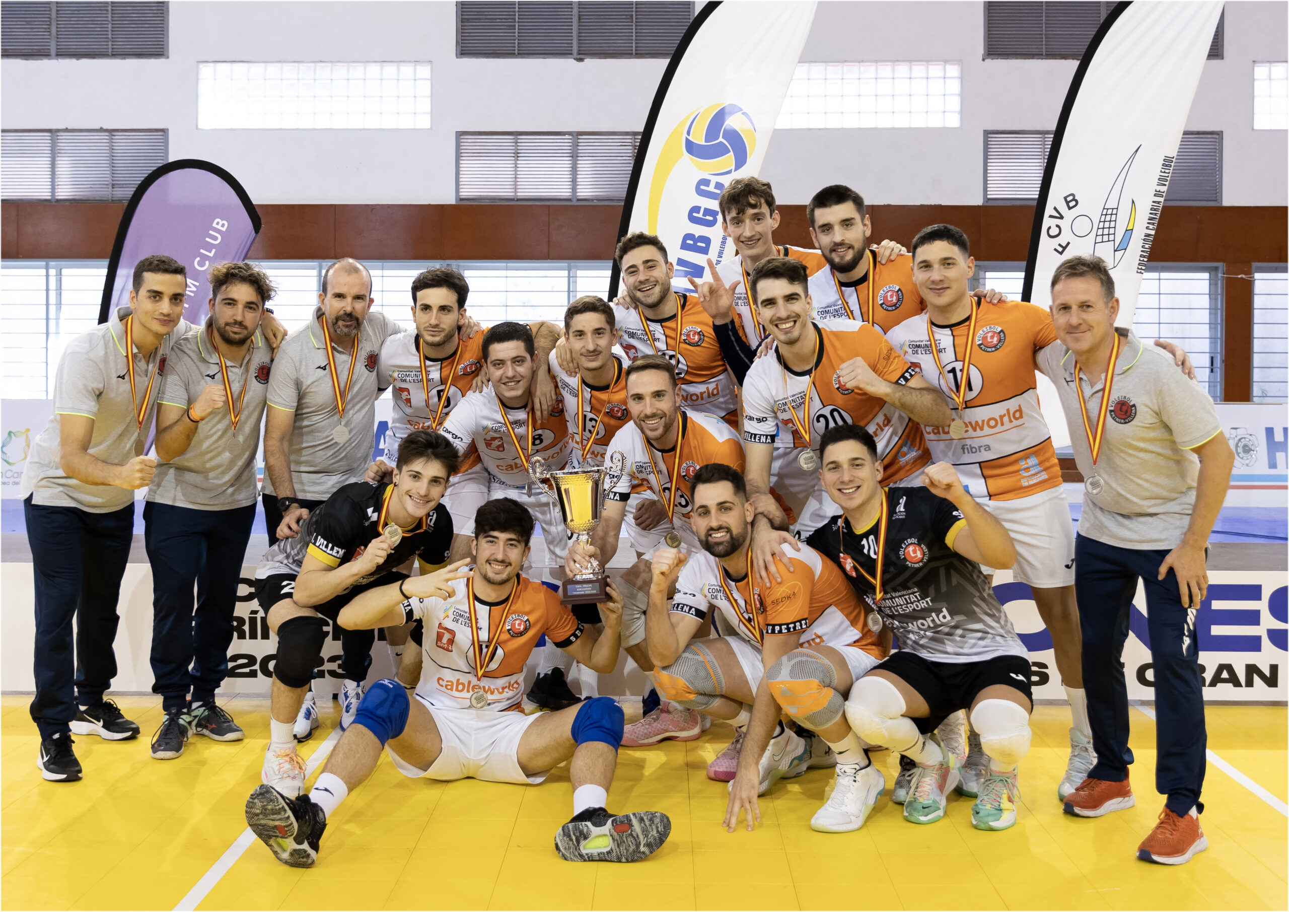 Cableworld Voleibol Villena- Petrer, subcampeón de la Copa Príncipe 2023
