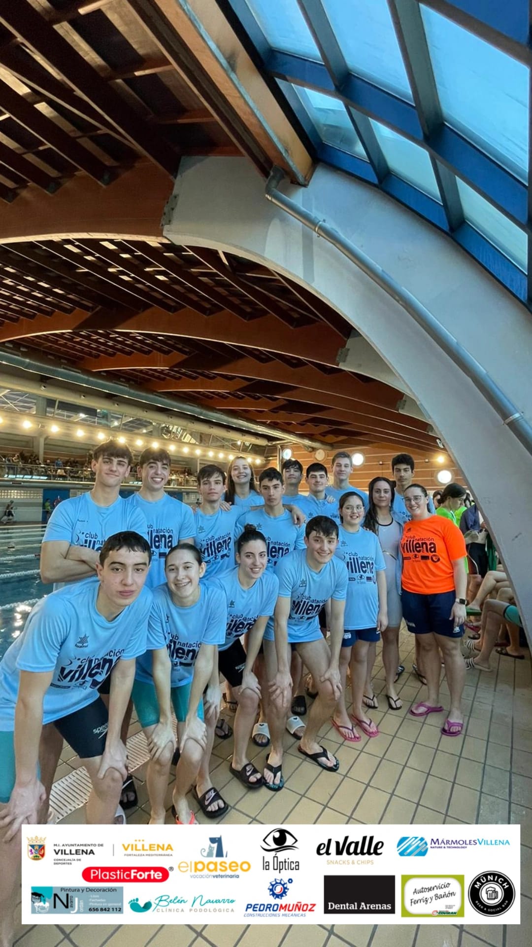 17 nadadores del Club Villena participan en la 4 jornada de Liga Infantil y 4 control Junior y  Absoluto