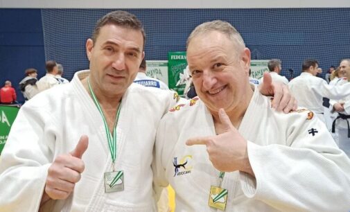 Francisco Beltrán y Javier Muñoz, campeón y subcampeón de judo de la Copa de España de Andalucía