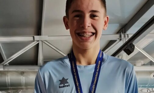 El nadador de Villena Pablo Candela convocado por la Federación de Valenciana para el Campeonato de España