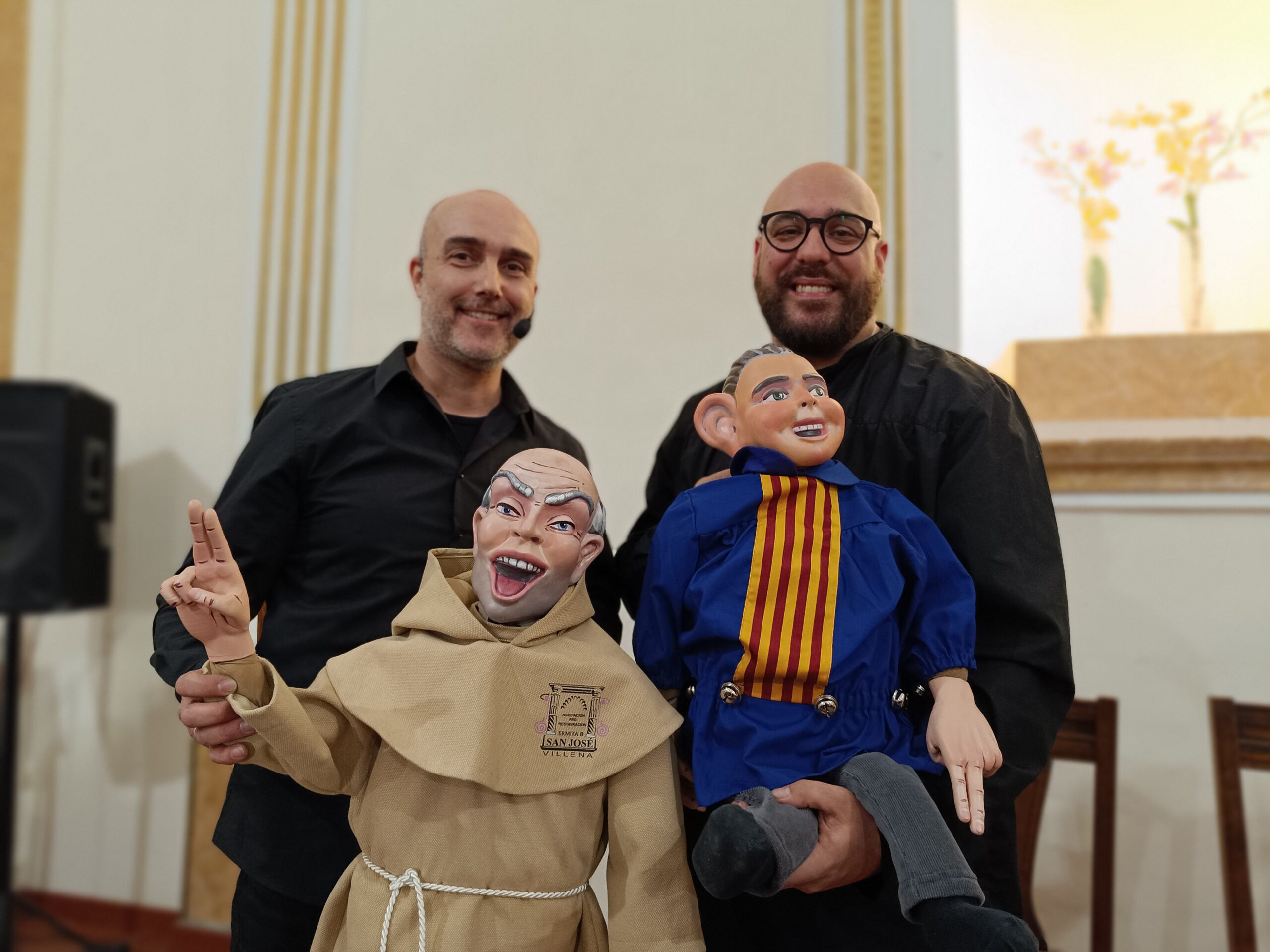 Los vecinos de San Antón presentan un nuevo proyecto de marionetas en la festividad de San José